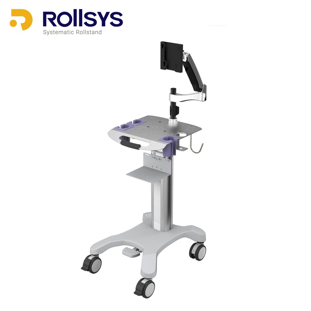 Philips Ultrasound Cart - OEM Medical Cart Solutions - Rollsys