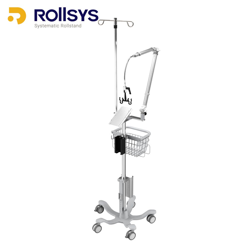 Resmed Ventilator Cart - OEM Medical Cart Solutions - Rollsys