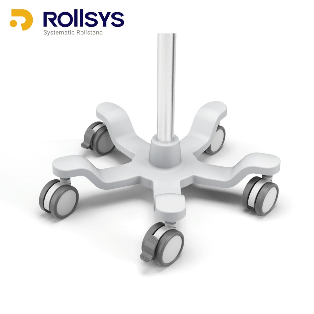Angle Adjustable Medical Roll Stand (22