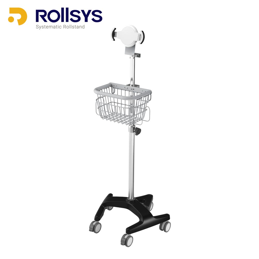 Support Pour Trépied Ipad Pliable - Réglable En Hauteur Et Rotation À