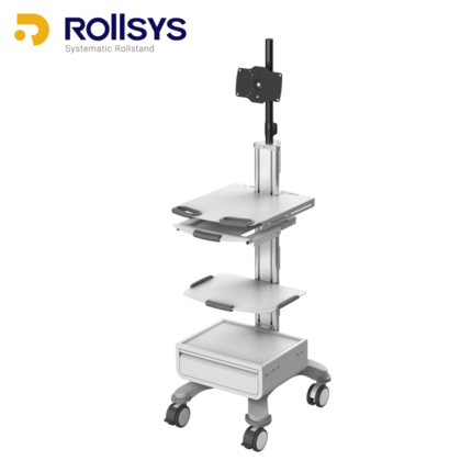 Workstation Cart - OEM Medical Cart Solutions - Rollsys
